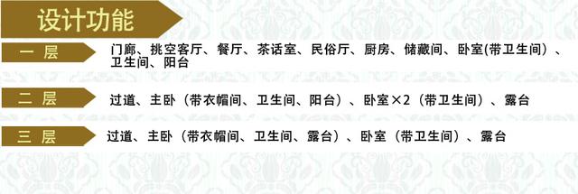 2款奢華三層開間面寬約15米農村私家別墅施工設計圖效果圖，帶有多個超大落地窗