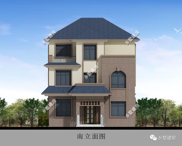 10X9米農村三層小別墅設計圖，不僅造價經濟，框架結構只要37萬，布局也是獨特！