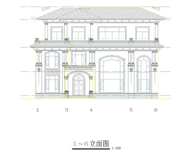 三層經(jīng)典小別墅設計圖，造型別致大方，造價低，非常適合農村自建房！