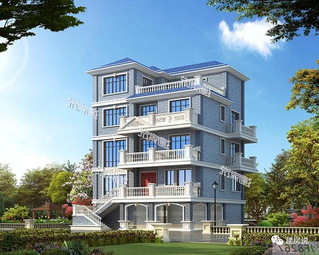 128㎡的別墅設計圖帶電梯+影音室，雙廚房設計為你帶來非凡的生活享受