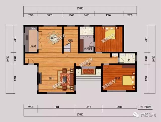 平屋頂新中式農(nóng)村自建別墅圖，既有現(xiàn)代風(fēng)格的簡約又有傳統(tǒng)元素的雋永