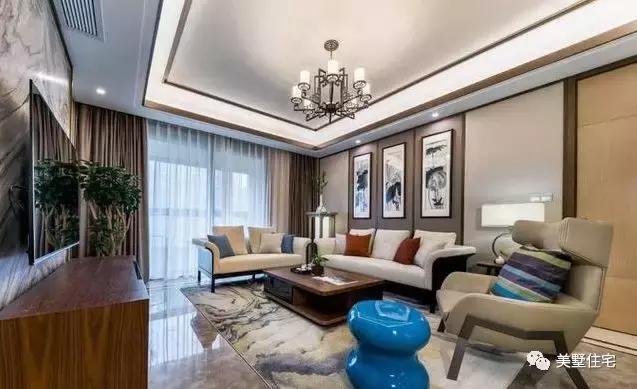 平屋頂新中式農(nóng)村自建別墅圖，既有現(xiàn)代風(fēng)格的簡約又有傳統(tǒng)元素的雋永