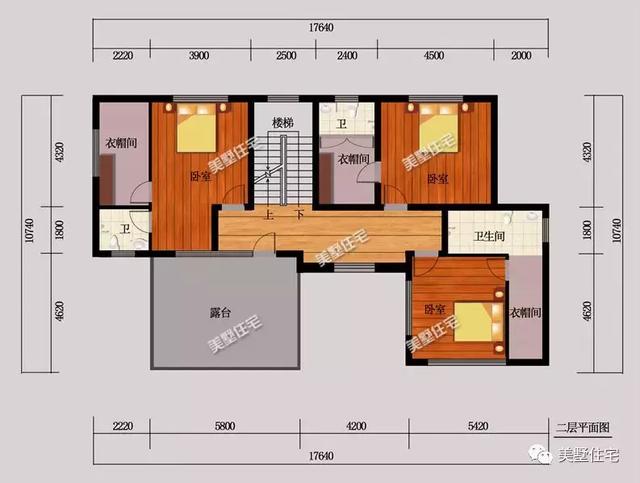 平屋頂新中式農(nóng)村自建別墅圖，既有現(xiàn)代風(fēng)格的簡約又有傳統(tǒng)元素的雋永