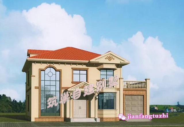 11x11米二層農村別墅設計圖，1種布局4種配色，快來選一選