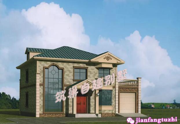 11x11米二層農村別墅設計圖，1種布局4種配色，快來選一選