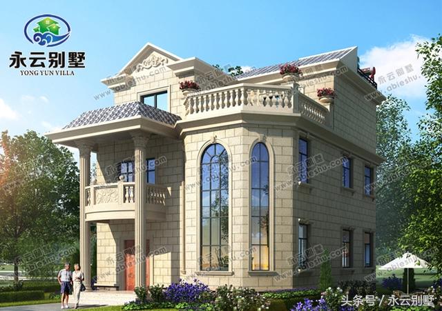農(nóng)村自建房用得較多的幾款三層別墅圖紙，都是比較豪華大氣的外觀