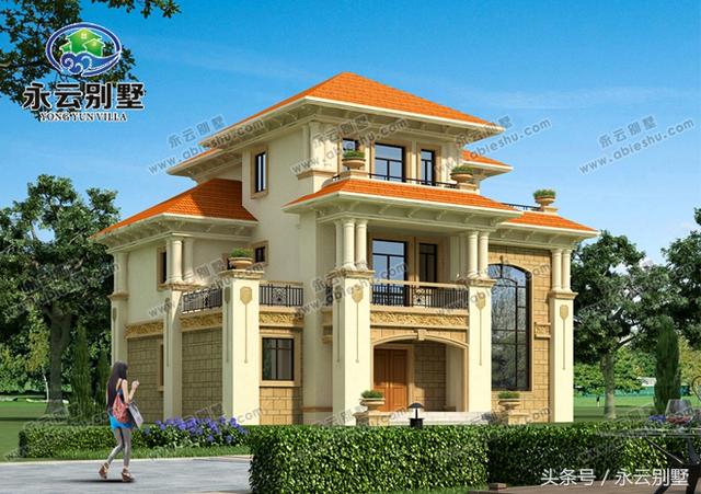 農(nóng)村自建房用得較多的幾款三層別墅圖紙，都是比較豪華大氣的外觀