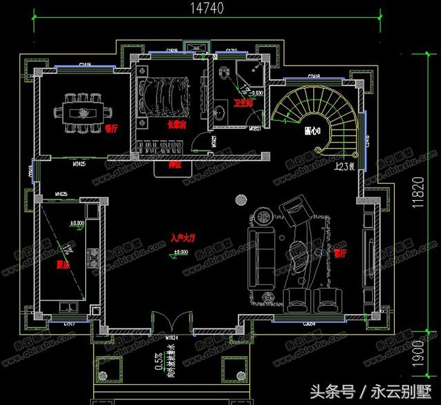 農(nóng)村自建房用得較多的幾款三層別墅圖紙，都是比較豪華大氣的外觀