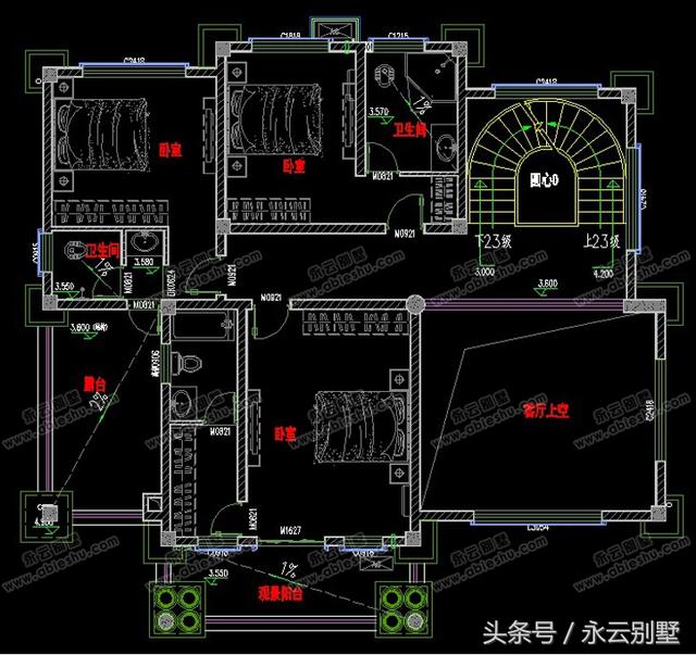 農(nóng)村自建房用得較多的幾款三層別墅圖紙，都是比較豪華大氣的外觀