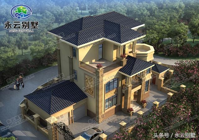農(nóng)村自建房用得較多的幾款三層別墅圖紙，都是比較豪華大氣的外觀