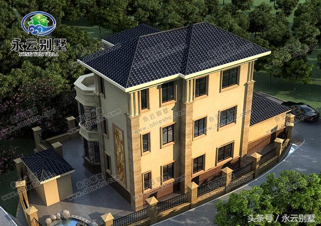 農(nóng)村自建房用得較多的幾款三層別墅圖紙，都是比較豪華大氣的外觀