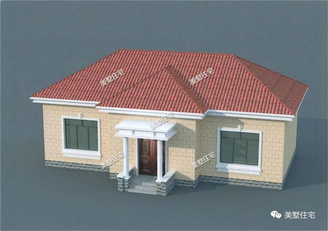 4款農村一層小別墅設計圖，美觀實用住的舒心，10萬就能建的起