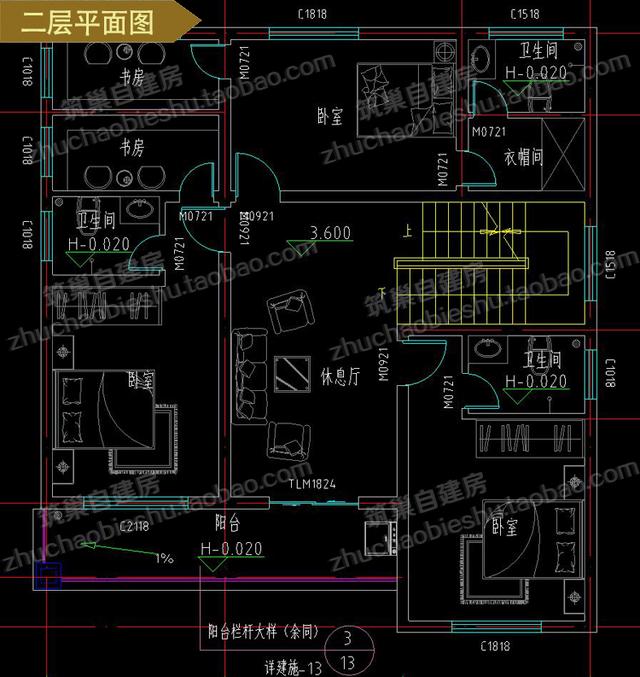 兩款經濟實用易建造二層平屋頂農村自建房（全套）施工效果圖，造價才25萬