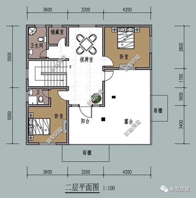 20萬就能建起的二層農村別墅圖，現代、實用、輕奢時尚，年輕人的最愛