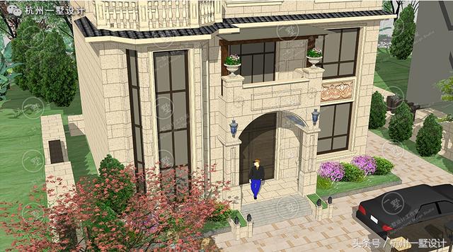 12×12方正的農村自建別墅圖，愜意的小庭院 真正的低調的豪宅！