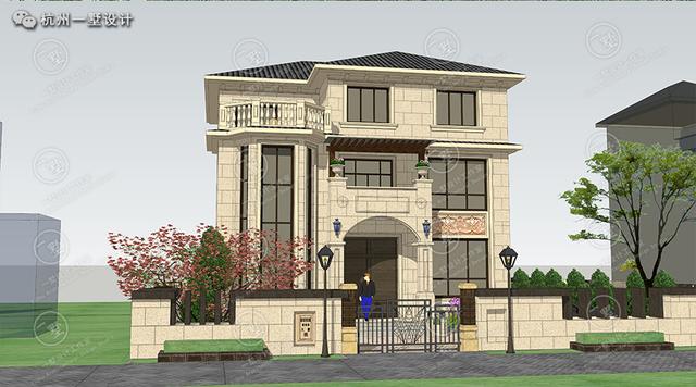 12×12方正的農村自建別墅圖，愜意的小庭院 真正的低調的豪宅！