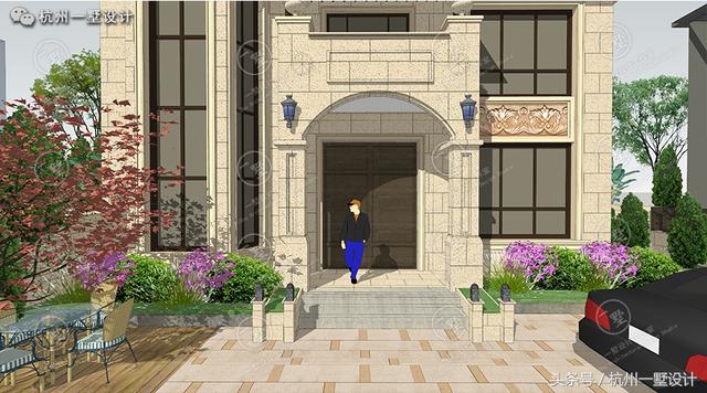 12×12方正的農村自建別墅圖，愜意的小庭院 真正的低調的豪宅！