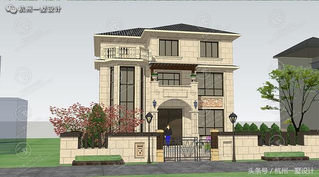 12×12方正的農村自建別墅圖，愜意的小庭院 真正的低調的豪宅！