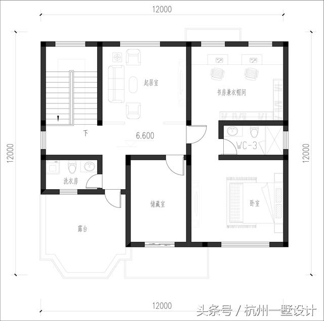 12×12方正的農村自建別墅圖，愜意的小庭院 真正的低調的豪宅！