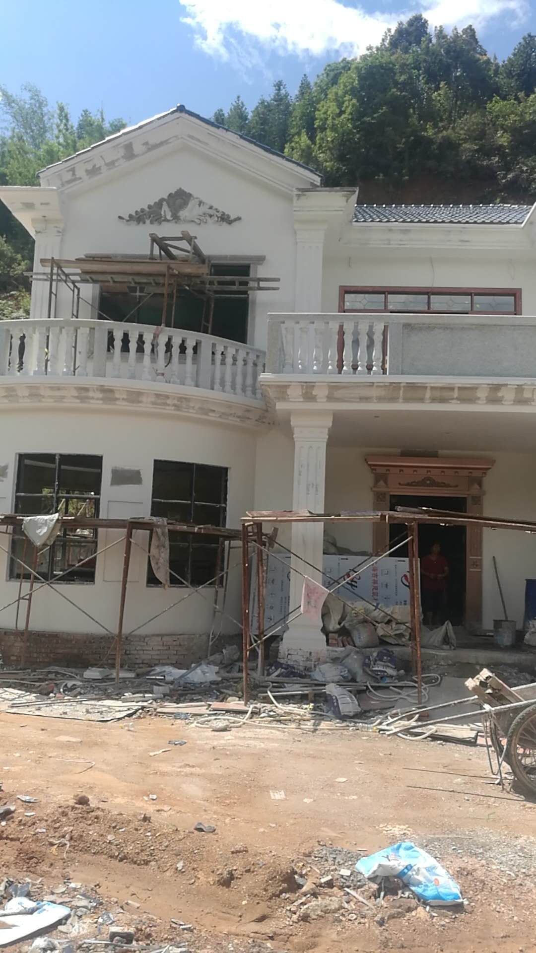 40萬為父母打造實用農村二層樓房圖片，含實拍圖與施工圖！