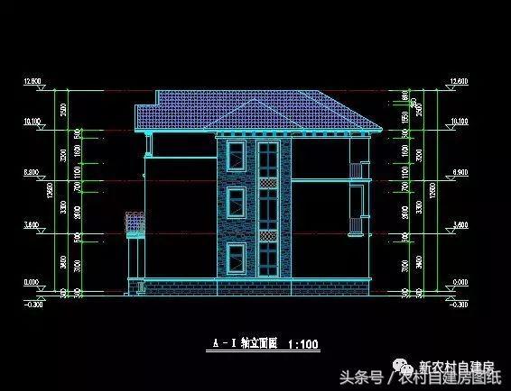 450平的復式三層豪華別墅設計圖，落地窗+大露臺，建套好房子能住一百年