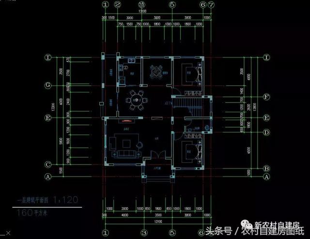 450平的復式三層豪華別墅設計圖，落地窗+大露臺，建套好房子能住一百年