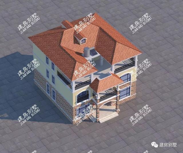 兩棟以貌美脫穎而出的農村別墅圖，老家建棟這樣的住宅建真是太有面子了