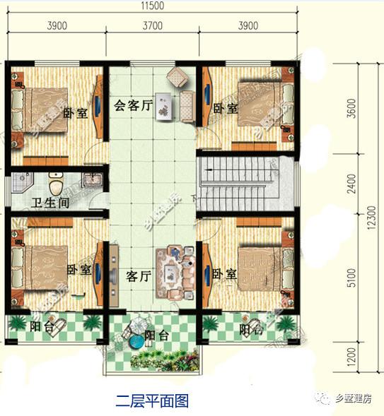3款農村二層小別墅設計圖，時尚大氣帶露臺，造價太經濟，性價比超高！
