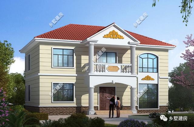 3款農村二層小別墅設計圖，時尚大氣帶露臺，造價太經濟，性價比超高！