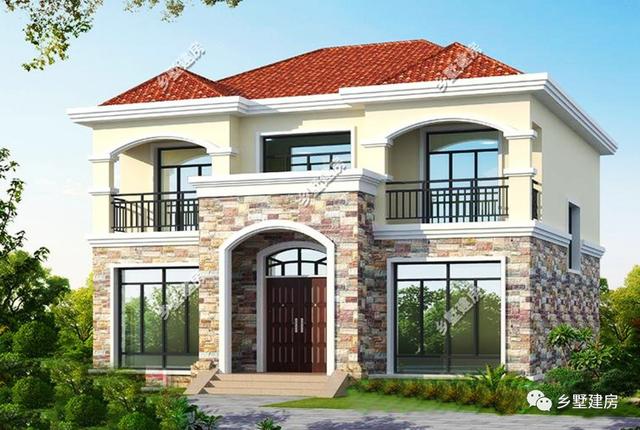 3款農村二層小別墅設計圖，時尚大氣帶露臺，造價太經濟，性價比超高！