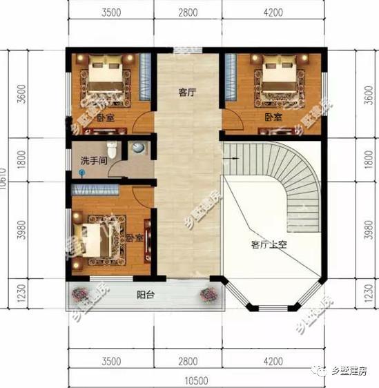兩款不同風格的農村自建別墅圖，第一棟現代風，第二棟歐式風格
