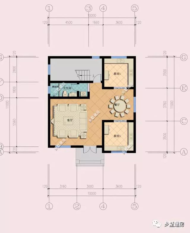 兩款不同風格的農村自建別墅圖，第一棟現代風，第二棟歐式風格