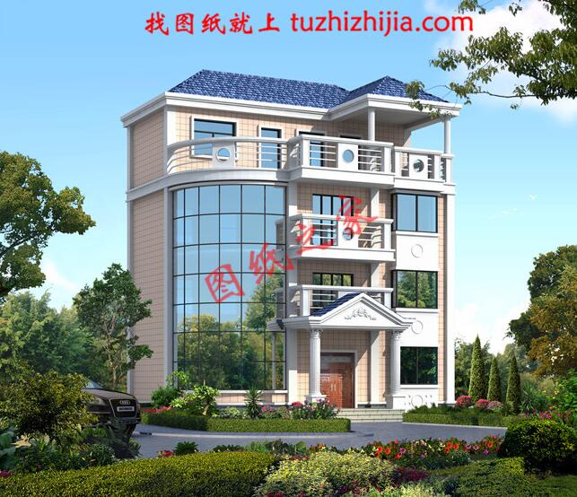 三層半新型農(nóng)村小樓房,面積不大，卻很符合農(nóng)村情況。