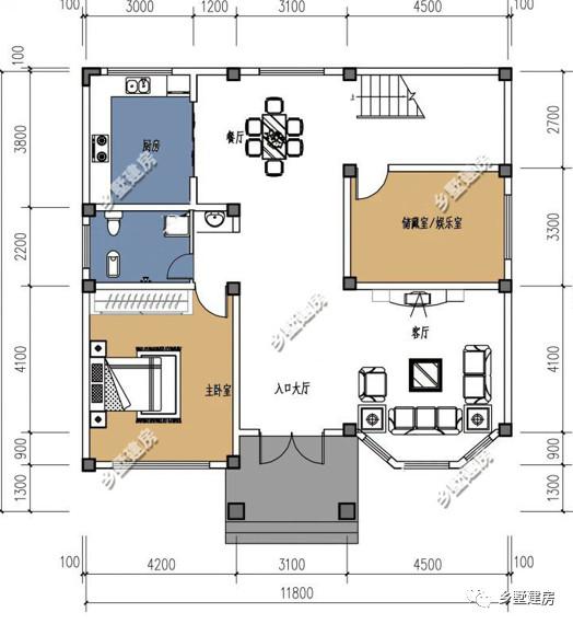 兩款不同風格的二層別墅設計圖，歐式法式隨你挑選，理想生活中的標配！