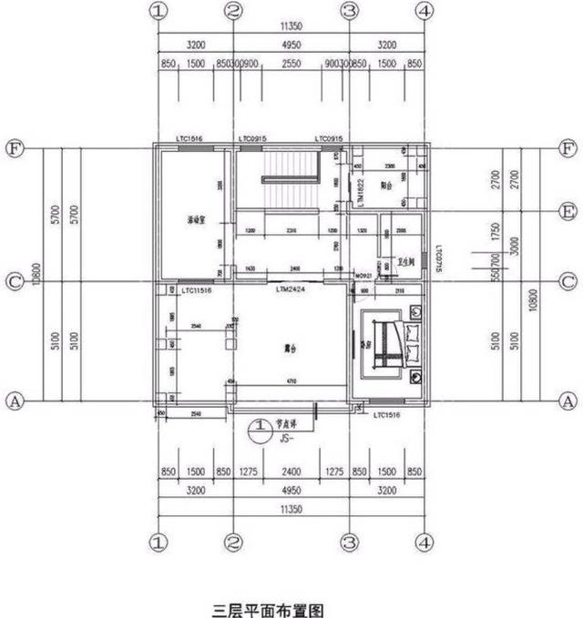 一款簡約風格的農村小別墅圖，開間12米很實用，還設有堂屋，保證給你長臉！