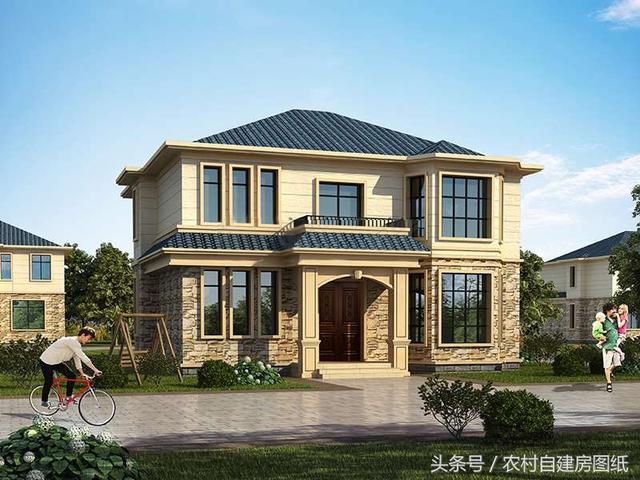 3款二層農(nóng)村小別墅設(shè)計(jì)圖，帶露臺(tái)堂屋臥室多，你更喜歡哪款