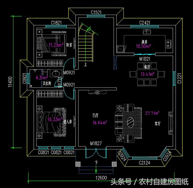 3款二層農(nóng)村小別墅設(shè)計(jì)圖，帶露臺(tái)堂屋臥室多，你更喜歡哪款