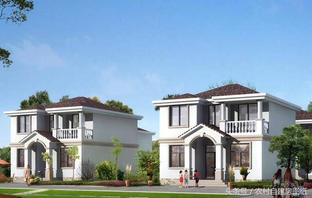 3款二層農(nóng)村小別墅設(shè)計(jì)圖，帶露臺(tái)堂屋臥室多，你更喜歡哪款