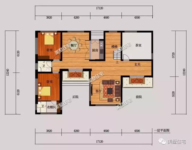 平屋頂新中式別墅圖，一種風格，兩種設計，好房子就是受歡迎