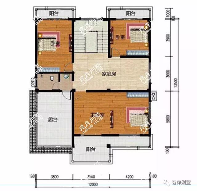經典實用夠氣派的四層別墅圖，戶型通透活動室齊全，男女老少都喜歡