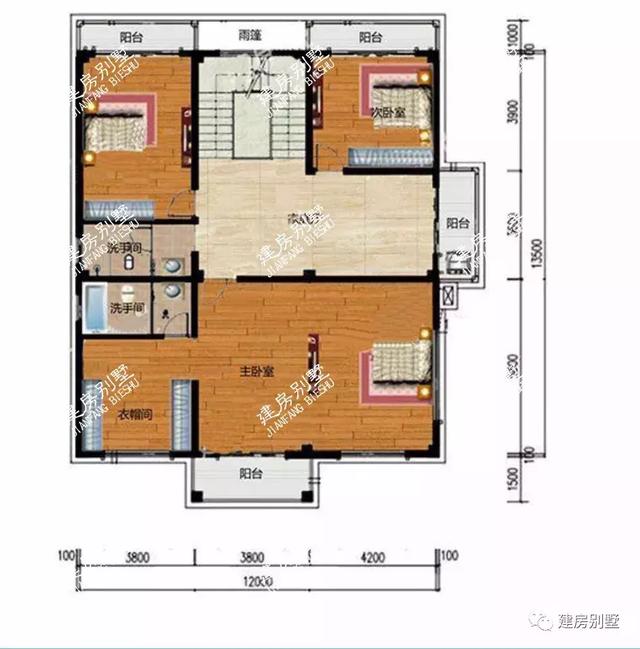 經典實用夠氣派的四層別墅圖，戶型通透活動室齊全，男女老少都喜歡