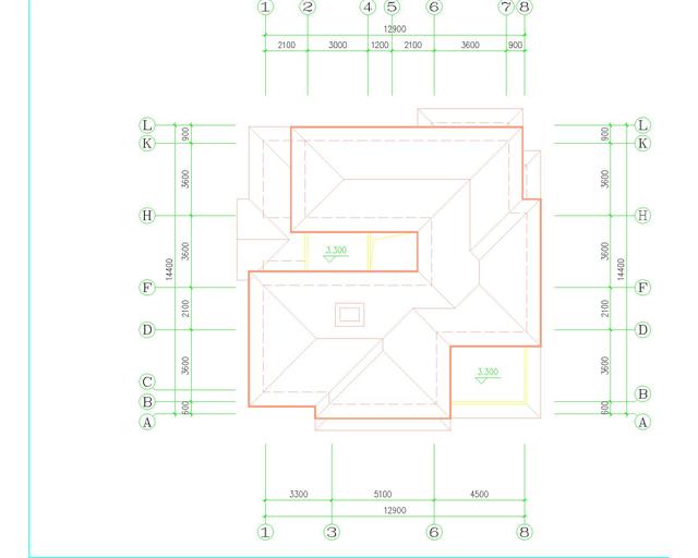 12.9*14.4二層農村別墅圖，傳統設計風格與現代設計風格相結合，讓人過目不忘！