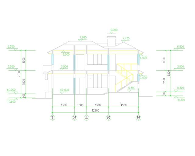 12.9*14.4二層農村別墅圖，傳統設計風格與現代設計風格相結合，讓人過目不忘！