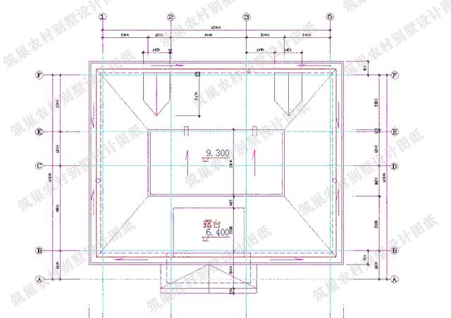 二層帶閣樓農(nóng)村別墅設(shè)計(jì)施工圖30萬(wàn)12×11米6臥