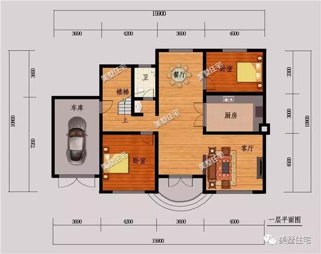 6款帶車庫的別墅設(shè)計(jì)圖，適合現(xiàn)代農(nóng)村生活