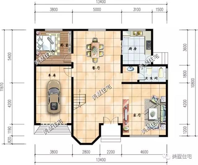 6款帶車庫的別墅設(shè)計(jì)圖，適合現(xiàn)代農(nóng)村生活