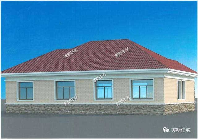 4款一層鄉村小別墅設計圖，美觀實用造價低，真的漂亮又精致