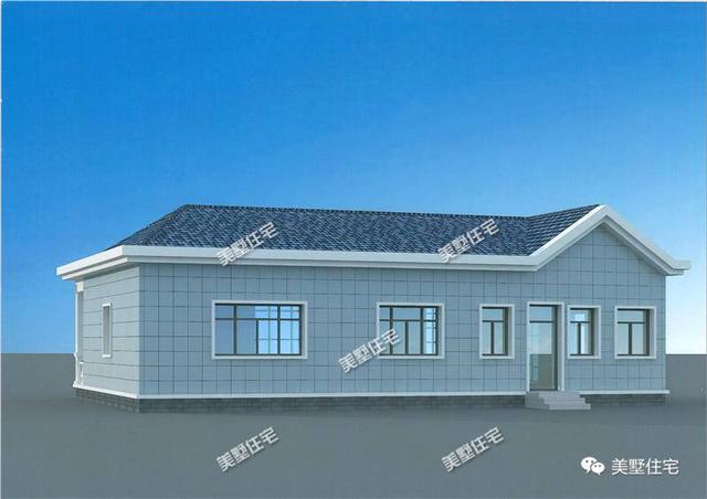 4款一層鄉村小別墅設計圖，美觀實用造價低，真的漂亮又精致