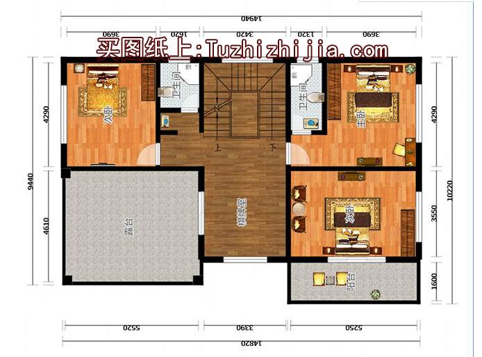 150平米農村戶型圖，20萬打造，驚爆眼球，村里人紛紛效仿！