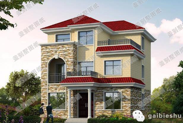 戶型經(jīng)過設(shè)計(jì)優(yōu)化的2款三層農(nóng)村別墅設(shè)計(jì)圖